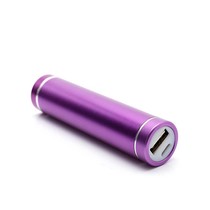 Metalen Mini Powerbank 2600 mAh - Paars