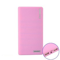 Hoge capaciteit Powerbank 20000mAh - Roze