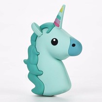 Unicorn Emoji Powerbank 3600 mAh - Groen