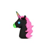 Unicorn Emoji Powerbank 3600 mAh - Zwart / Roze