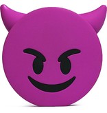 Duivel Emoji Powerbank 3600 mAh - Paars