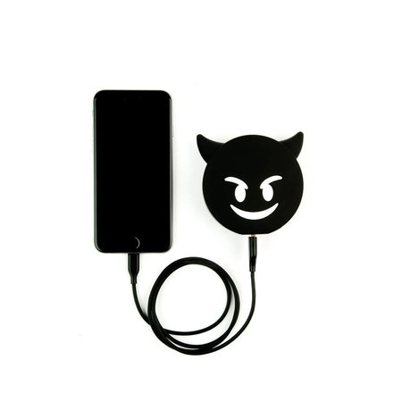 Zwarte Duivel Emoji Powerbank 3600 mAh