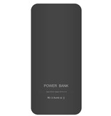 Megacapaciteit Powerbank 20000 mAh - Zwart