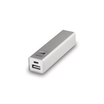 Mini Powerbank 2600 mAh - Zilver