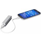 Mini Powerbank 2600 mAh - Zilver