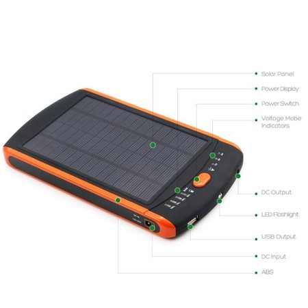 23000 mAh Solar Powerbank voor Laptop