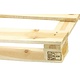 Palette bois Légère 1200x800x120mm, NIMP15 - 400 kg