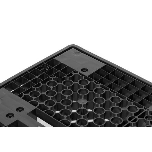 Palette plastique périmétrique ajourée 1200x1000x160mm - 1500 kg
