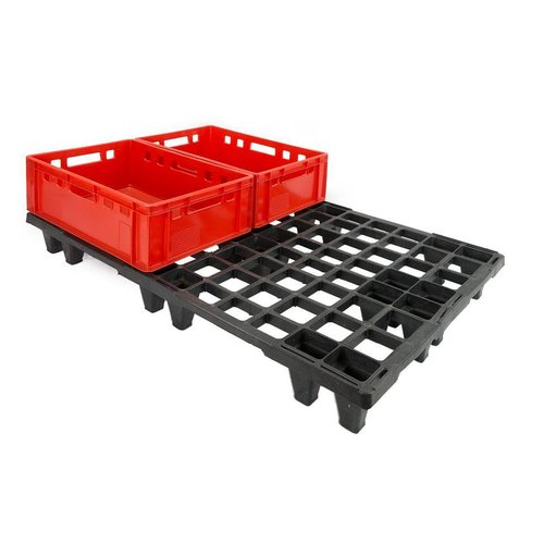 Palette plastique export 1200x800x138mm - 900 kg
