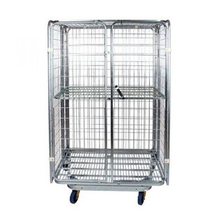 Roll conteneur antivol emboîtable 1200x800x1800mm, Cadre en A