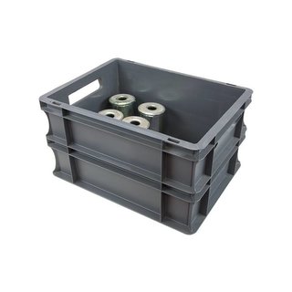 Bac norme Europe plein 400x300x220mm - 20 L, fond renforcé