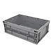 Caisse plastique pliable pleine 600x400x214 mm - 39 L, sans couvercle