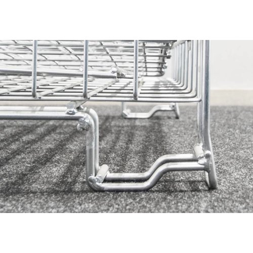 Conteneur grillagé 1200x800x1000mm - Galvanisé, pliable