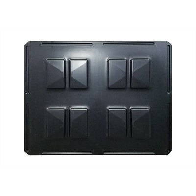 Couvercle en plastique pour caisse-palette 1220x1020x4mm
