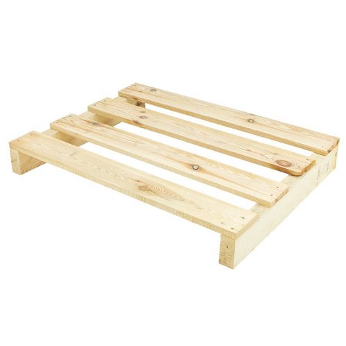 Demi-Palette en bois 2 entrées 800x600 mm - 250 kg - Neuf