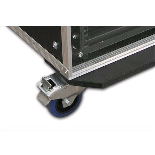 Roulette pivotante à frein PA/Caoutchouc Ø 100 mm - 160 kg