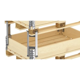 Entretoise entre Réhausse et Palette Hauteur 25 cm, Force 1000 kg