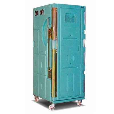 Roll conteneur isotherme 715x810x1900mm - 563 litres