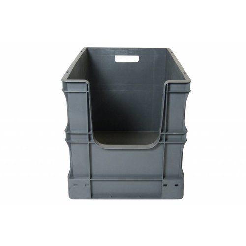 Bac norme Europe 600x400x430mm - 90 L, Ouverture frontale