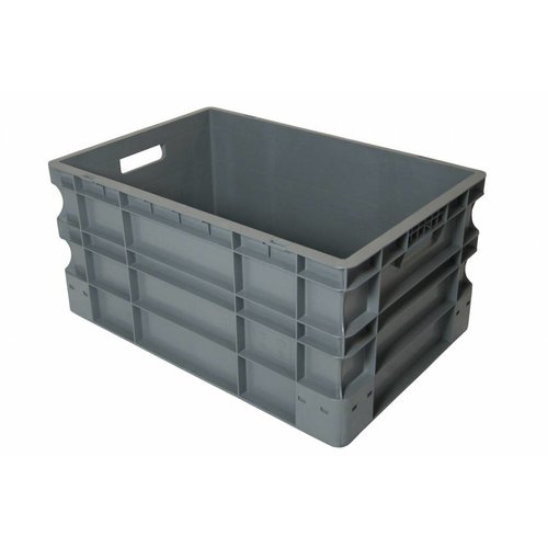 Bac plastique gerbable NE 600x400x290mm - Capacité 55 L