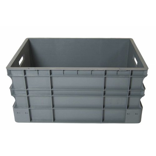 Bac plastique gerbable NE 600x400x290mm - Capacité 55 L