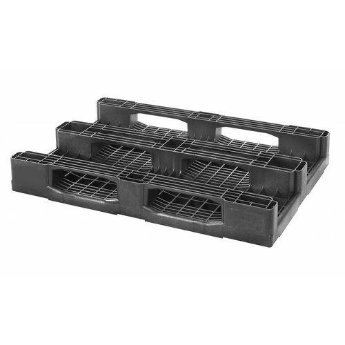 Palette plastique 1200x800 charge lourde, plateau ouvert, 2500 kg