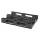 Palette plastique 1200x800 charge lourde, plateau ouvert, 2500 kg