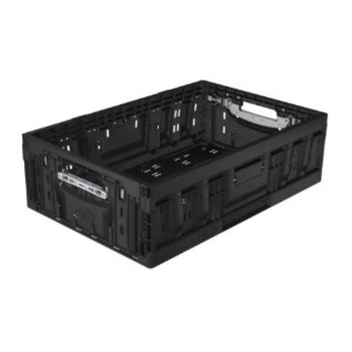 Caisse plastique pliable à verrouillage 600x400x181 mm - 36 L