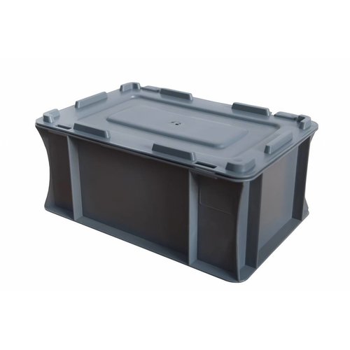 Couvercle plastique bac norme Europe 300x200 - sans charnières