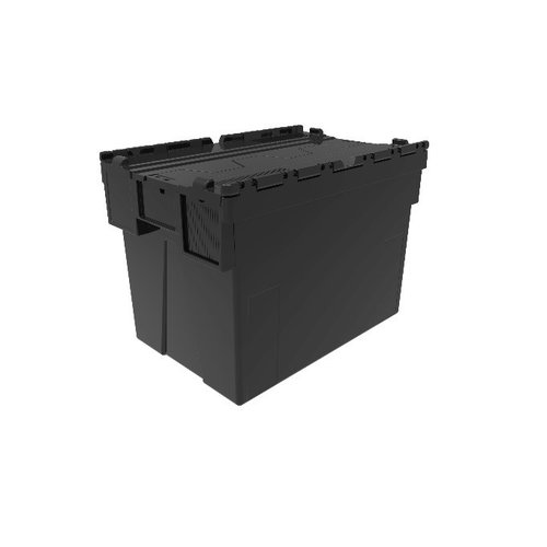 Bac navette 600x400x365 mm - 63 L, emboitable, recyclé