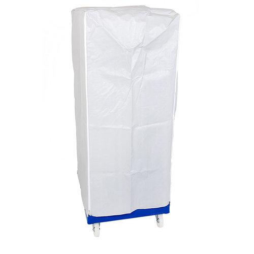 Housse de protection pour roll-conteneur 820x730x1650mm  -  2 fermetures éclair