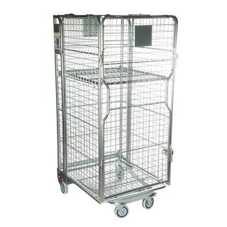 Roll-conteneur antivol emboîtable 860x737x1676mm