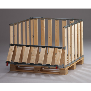 Réhausse-palette - demi porte repliable 1200 mm