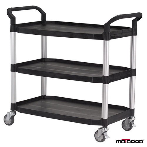 Desserte d'atelier 3 plateaux 1100x520x1020 mm, Charge 250 kg