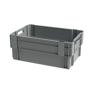 Bac gerbable emboîtable fermé 600x400x250mm - 45 L