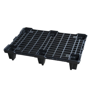 Demi-palette plastique ajourée 800x600x130mm - 350 kg