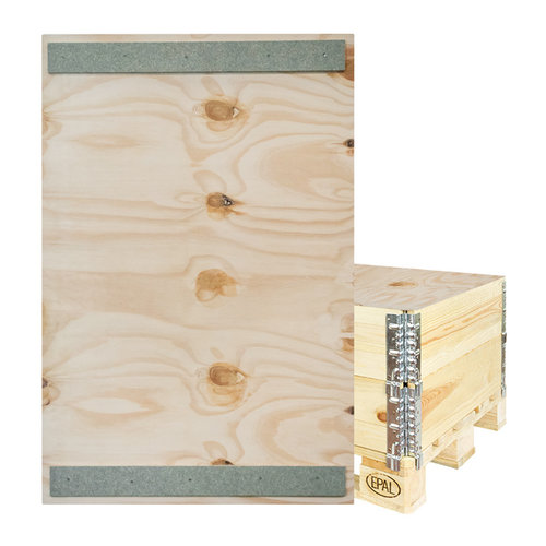 Couvercle pour réhausse palette 1200x800x9mm, Contreplaqué