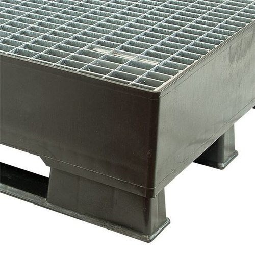 Caillebotis métal 1180x780x162mm - pour palette de rétention 25838