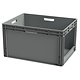 Bac norme Europe 800x600x445mm - 185 L, Ouverture frontale