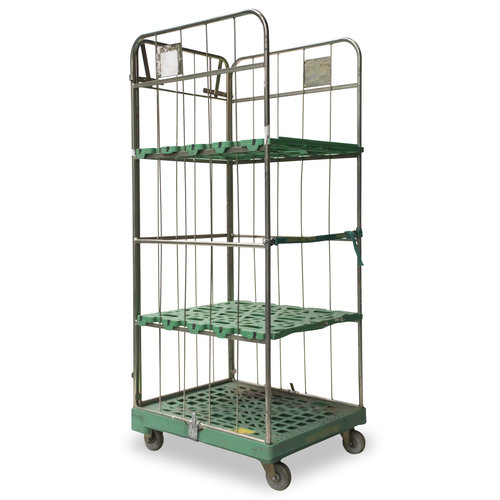 Chariot roll 3 côtés équipé de sangles, 810x680x1820 mm