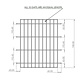 Etagère métallique 740x686x25 mm pour roll conteneur 48230