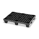 Demi-palette emboîtable 800x600x130 mm - PEHD-PP, 1000 kg