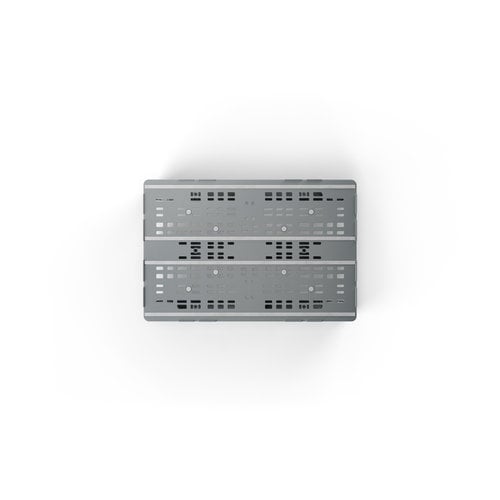 Palette 1200x800x160 mm - PP, plateau ouvert, 2000 kg