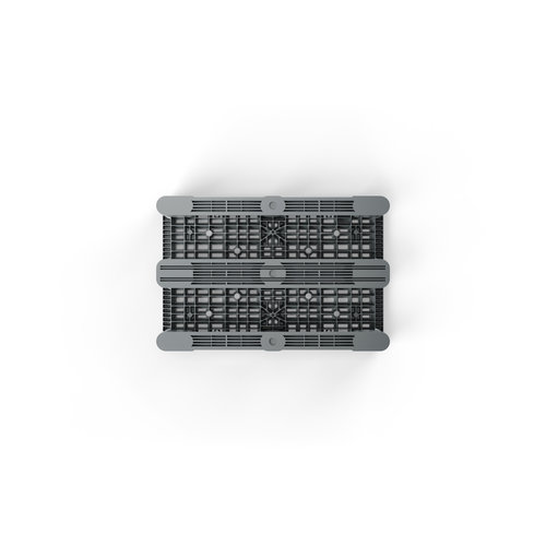 Palette 1200x800x160 mm - PP, plateau ouvert, 2000 kg