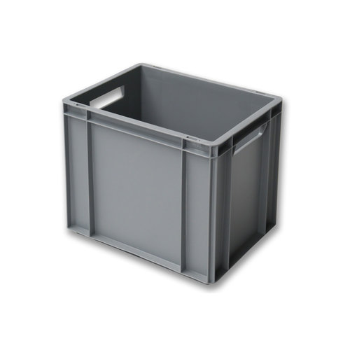 Bac norme Europe plein 400x300x325mm - 30 L, fond renforcé