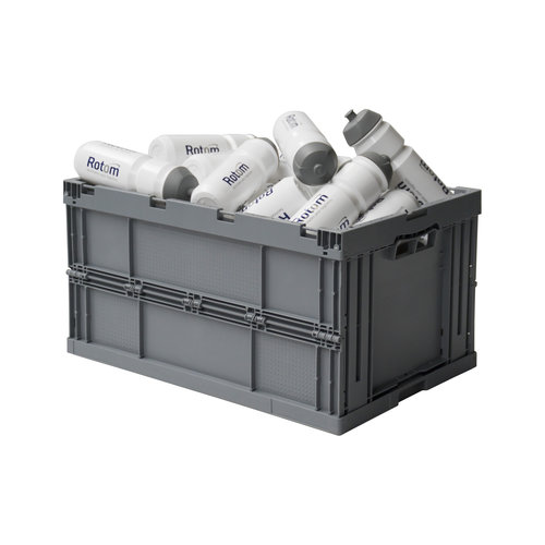 Bac plastique pliable plein 600x400x320 mm - 59 L, sans couvercle