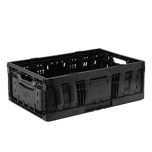 Cagette plastique pliable à verrouillage 600x400x208 mm - 42 L