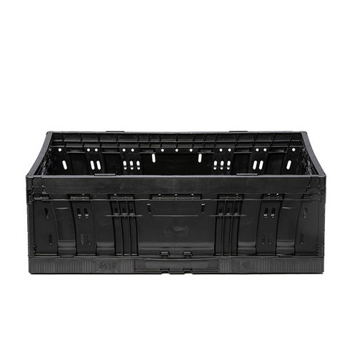 Cagette plastique pliable à verrouillage 600x400x208 mm - 42 L