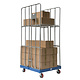 Roll conteneur 2 côtés 810x720x1680mm, Force 500 kg