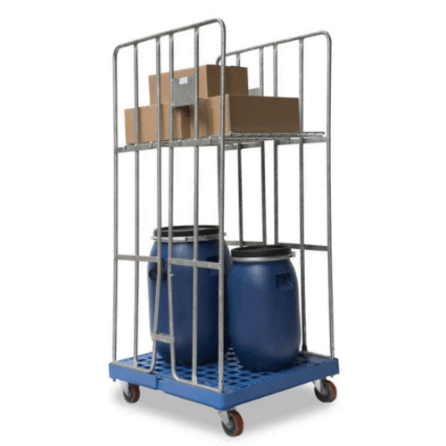 Roll conteneur 2 côtés 810x720x1680mm, Force 500 kg